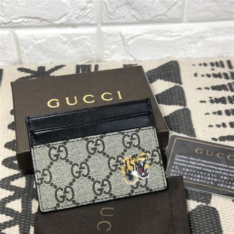 gucci men's card case|men gucci wallet with strap.